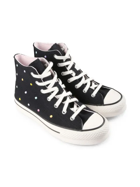 Converse Kids Chuck Taylor All Star polka dot high-top sneakers