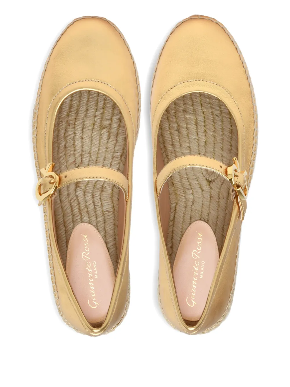 Gianvito Rossi Elda espadrilles Gold