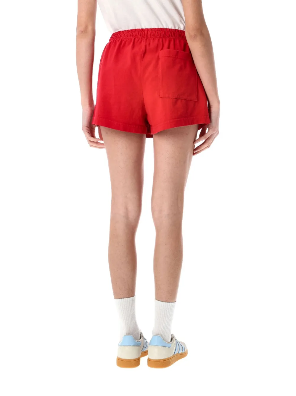 Sporty & Rich Varsity shorts Rood
