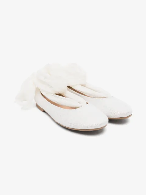 Eli1957   lurex-embellished ballet flats