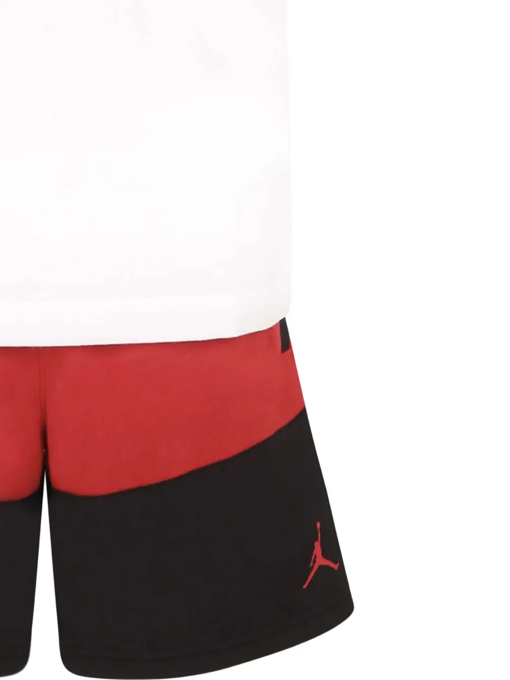 Jordan Logo-print Shorts Set (two-pieces) In 白色