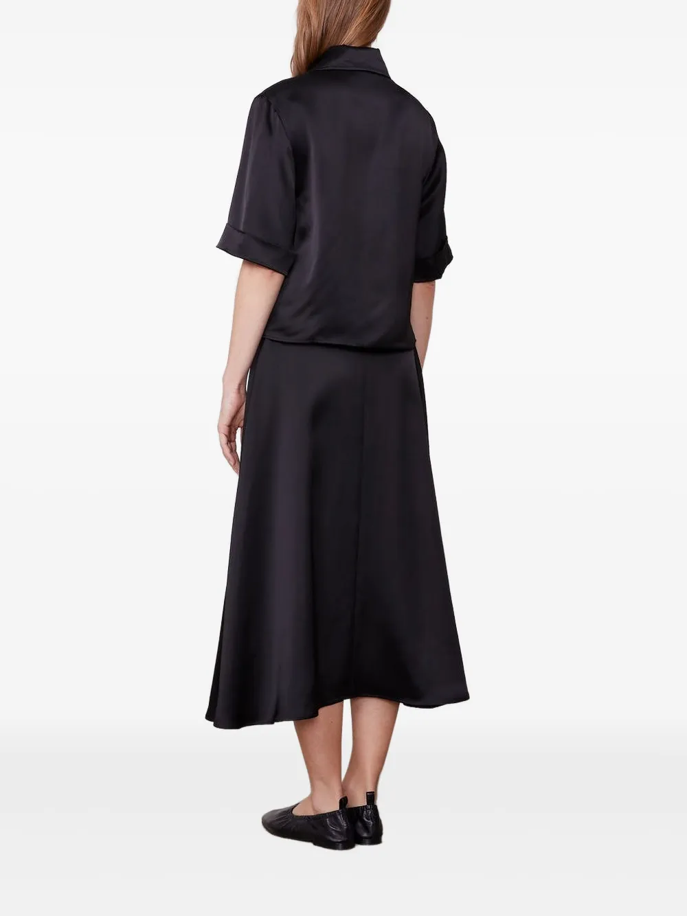 Officine Generale Blouse met korte mouwen Zwart