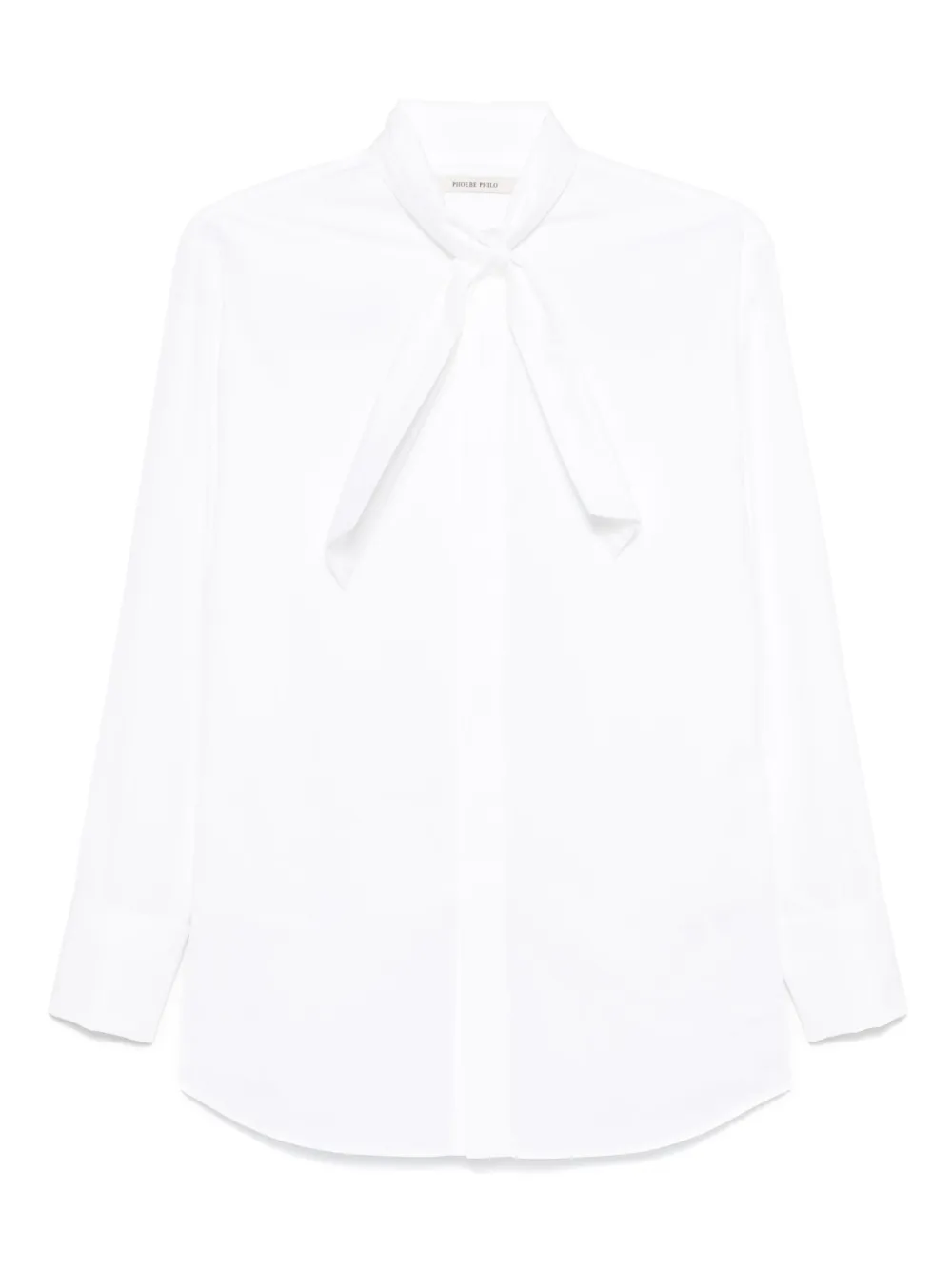 Phoebe Philo tie neck shirt | White | Image 1