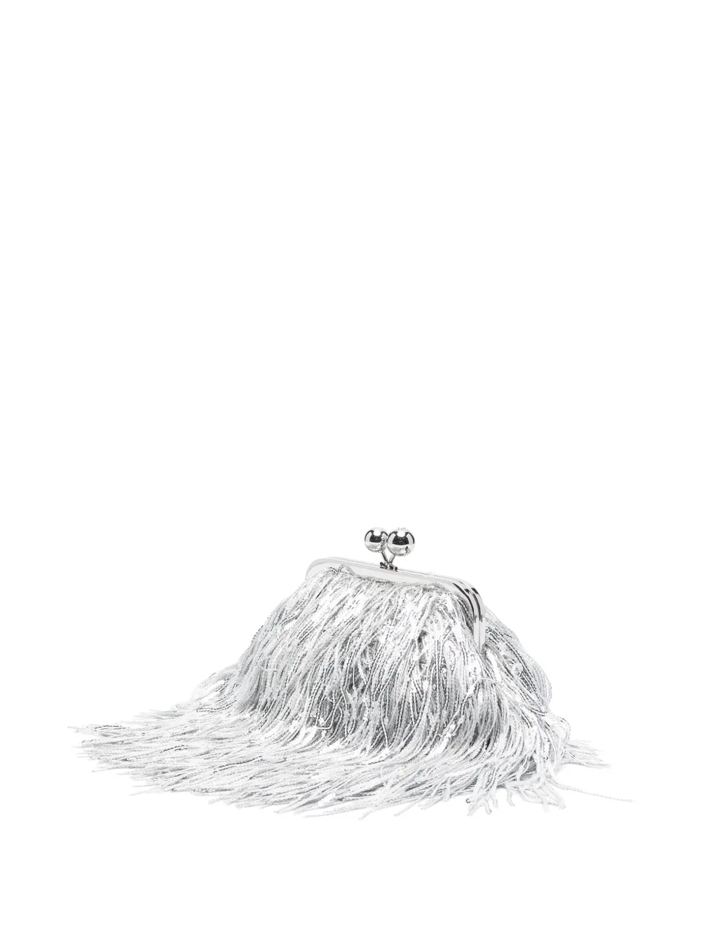 Weekend Max Mara Kleine Pasticcino clutch Zilver