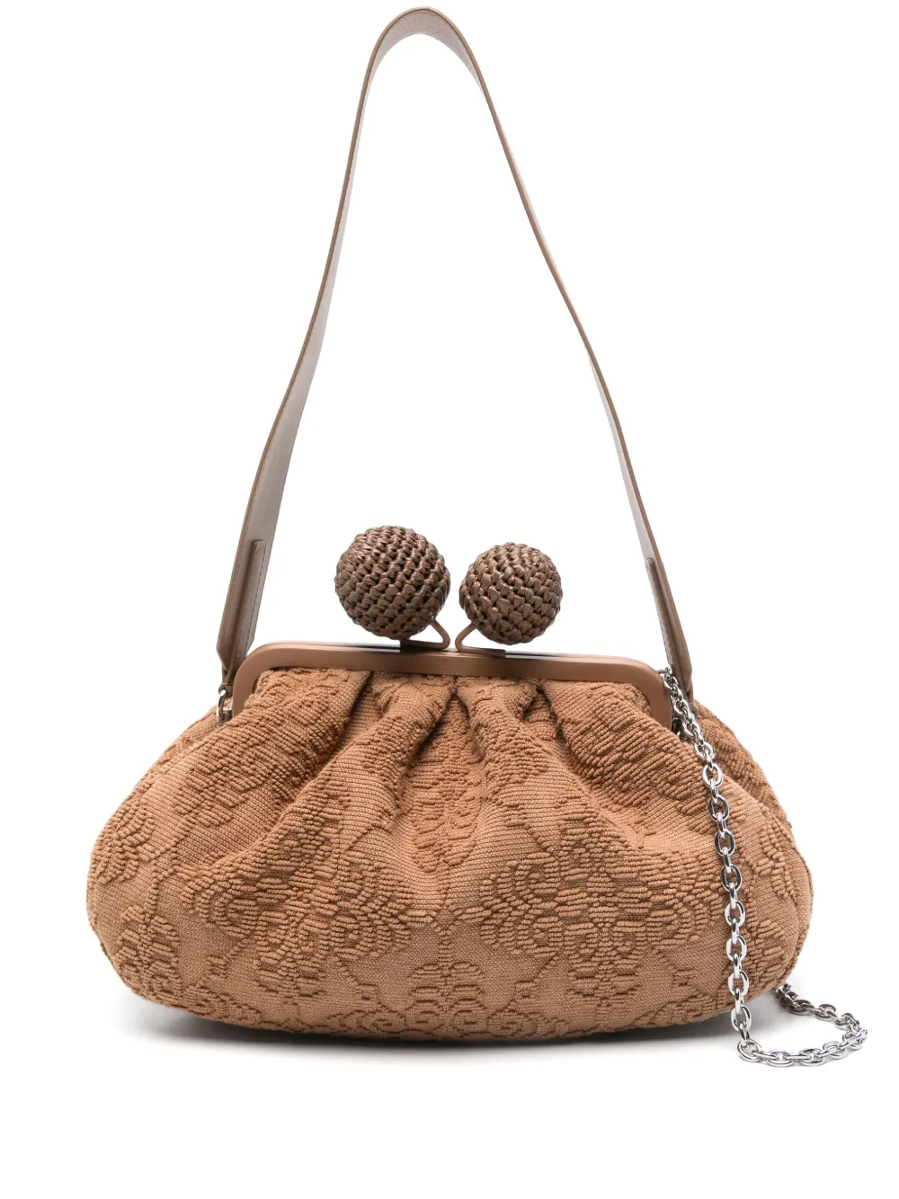 Weekend Max Mara Pasticcino medium clutch Bruin