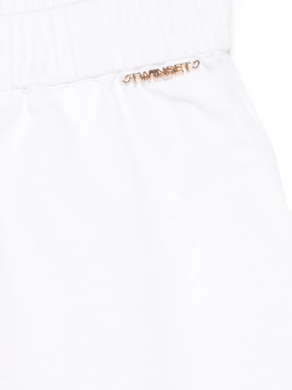 TWINSET Kids Broek met slub-textuur Wit