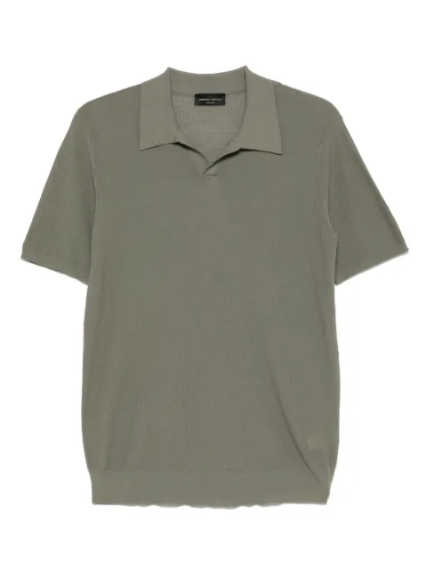 Roberto Collina waffle-knit polo shirt