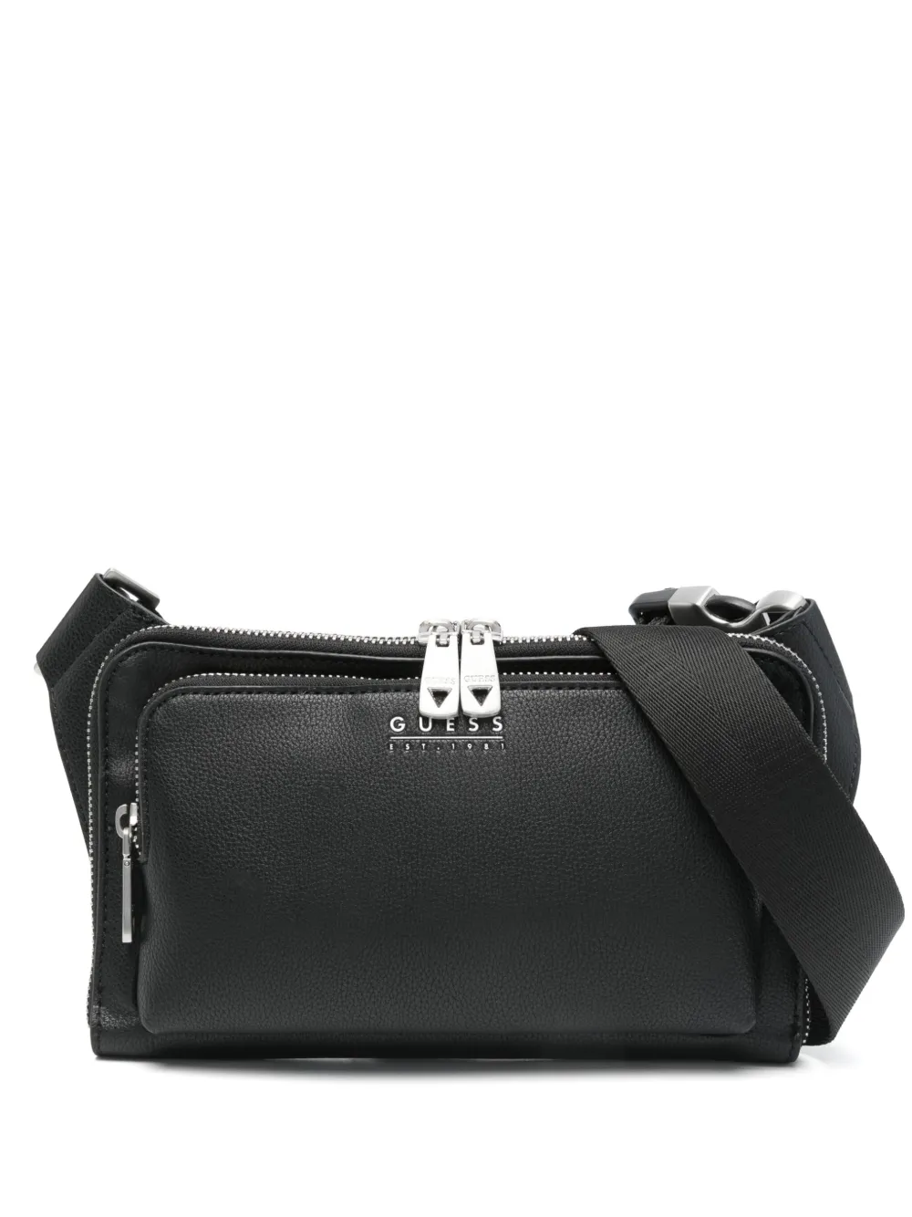GUESS USA logo-lettering belt bag | Black | Image 1