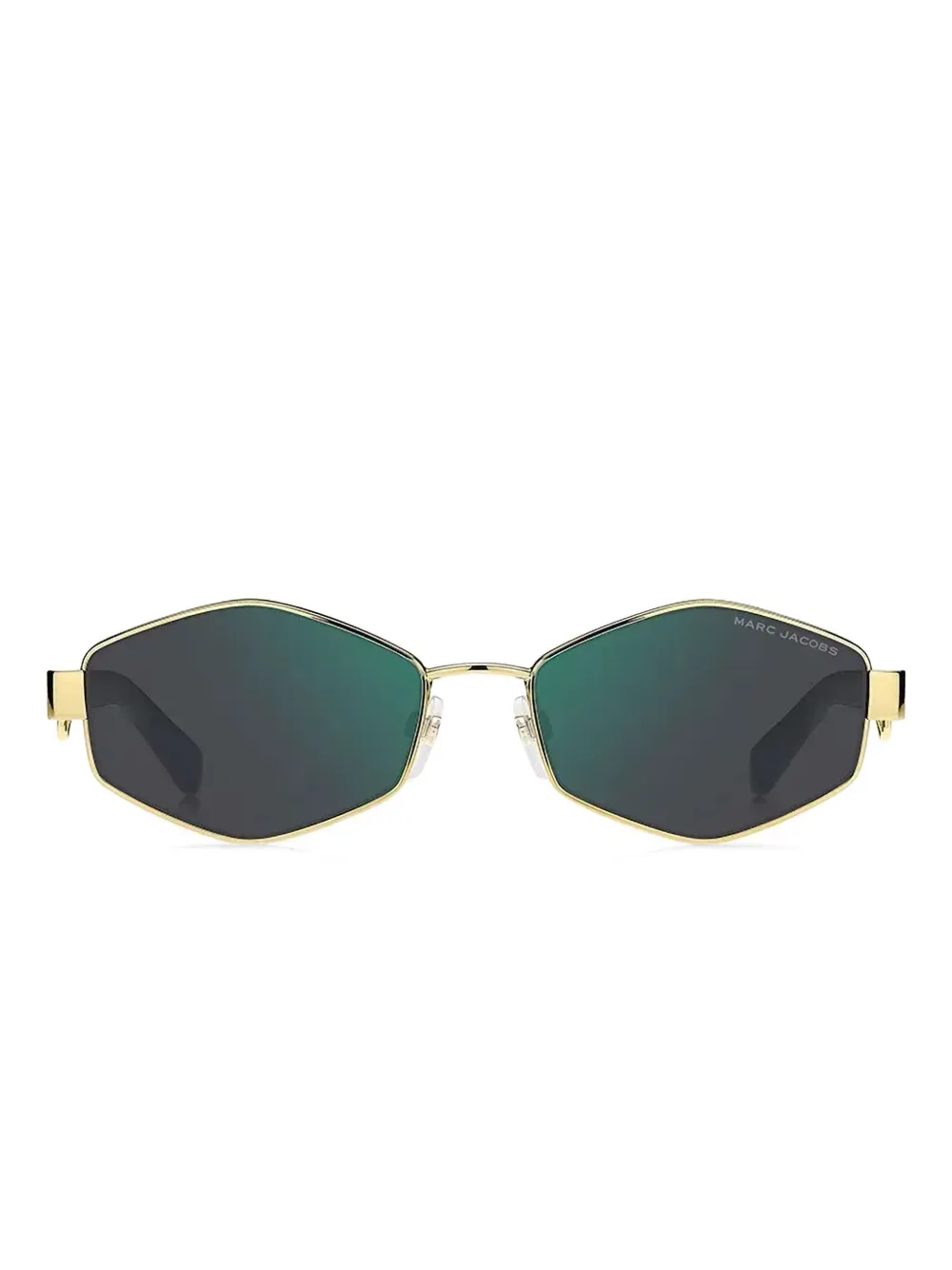 Marc Jacobs Eyewear Zonnebril met geometrisch montuur Goud