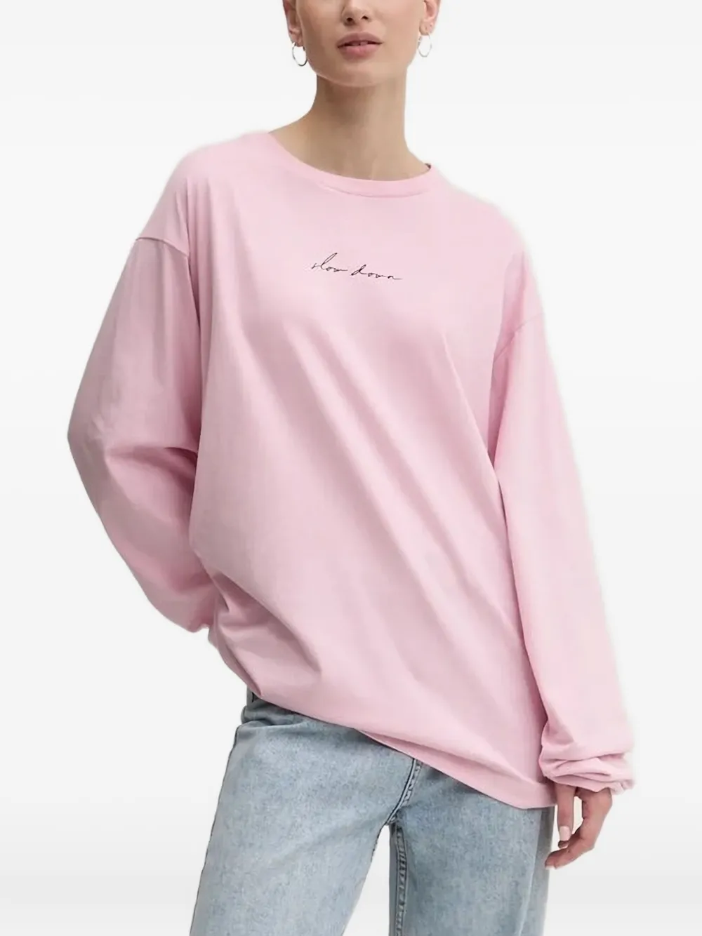 MOSCHINO JEANS long sleeve T-shirt | Pink | Image 1