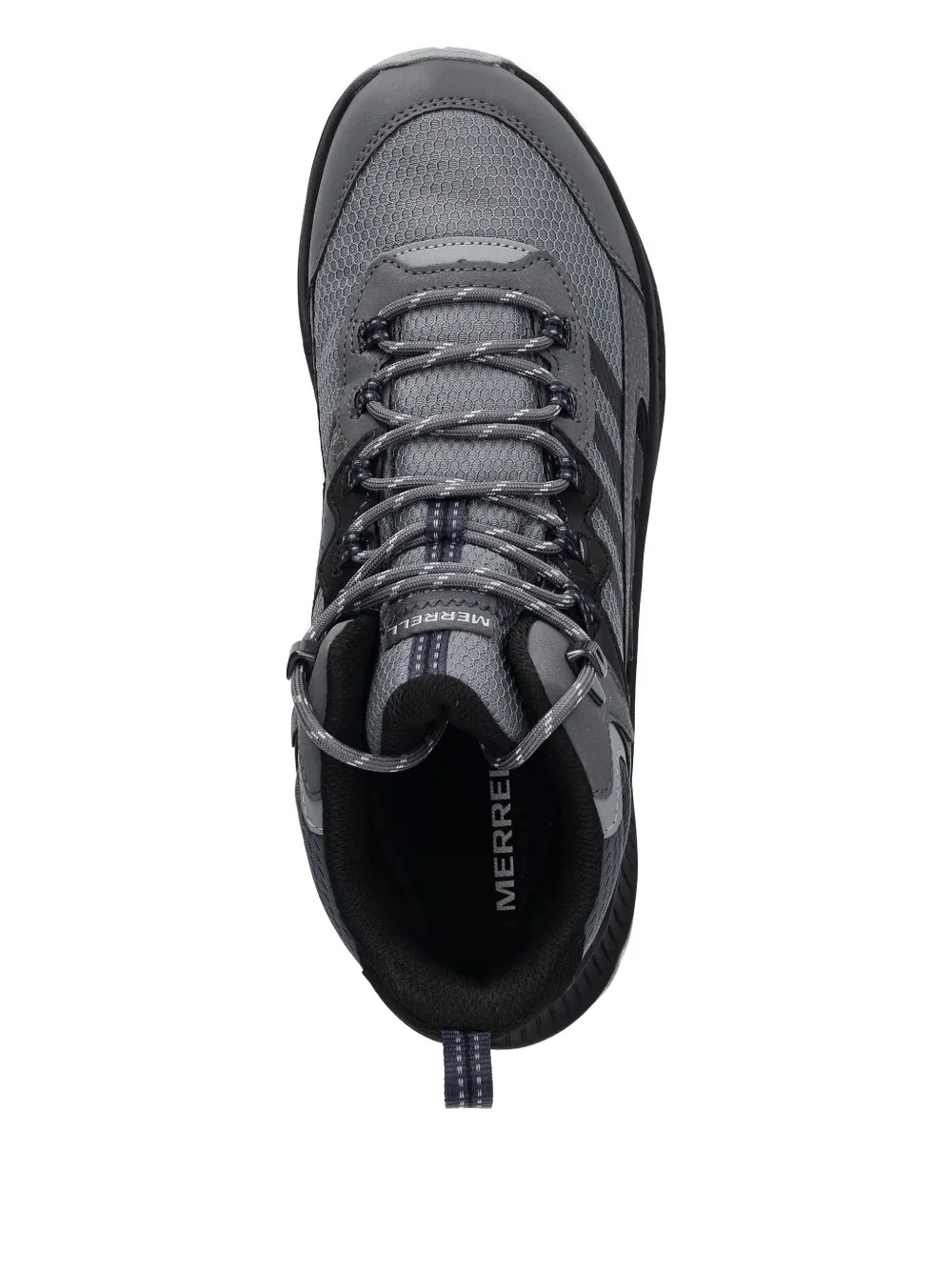 Merrell Lace-up Mesh Hiking Boots In Gray