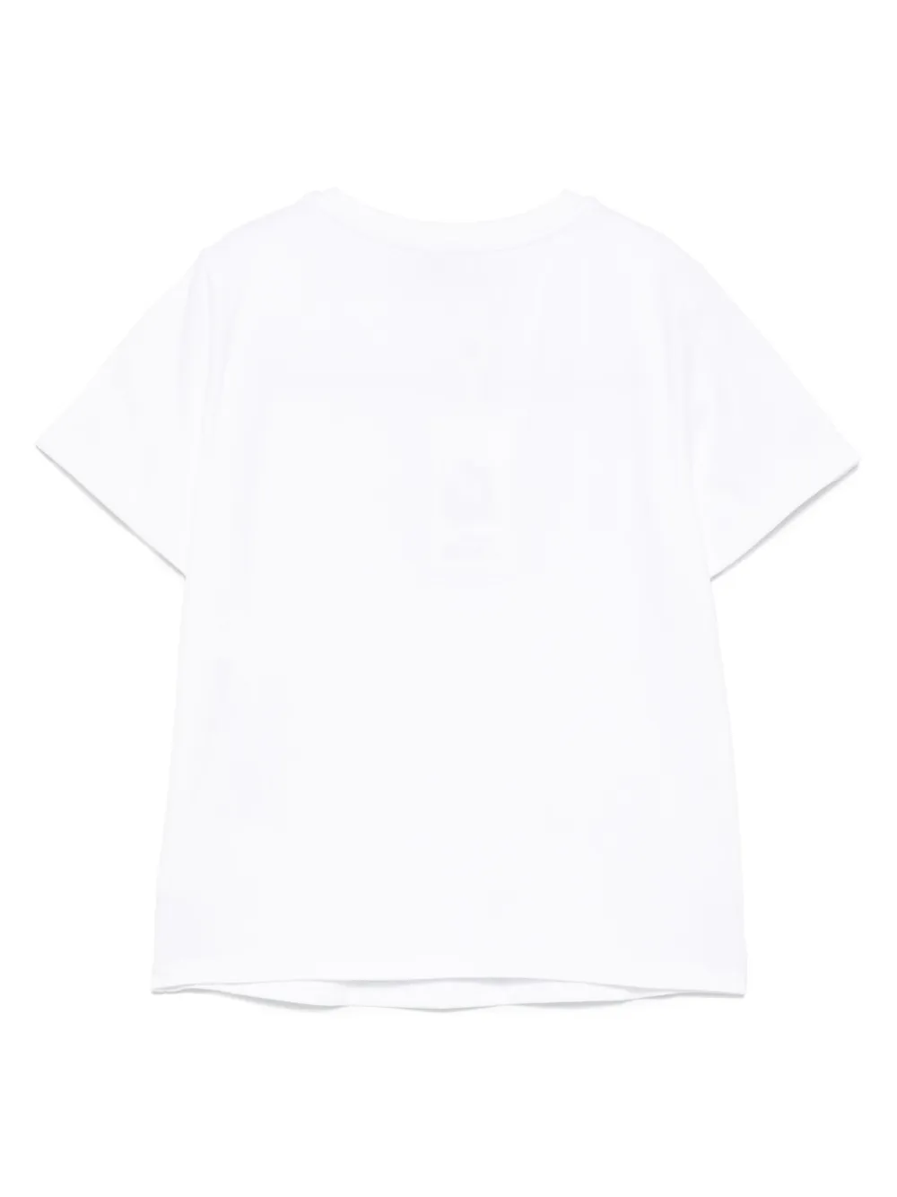 TWINSET Kids T-shirt met logo-reliëf Wit