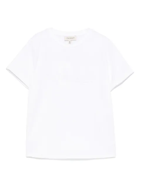 TWINSET Kids logo-embossed T-shirt