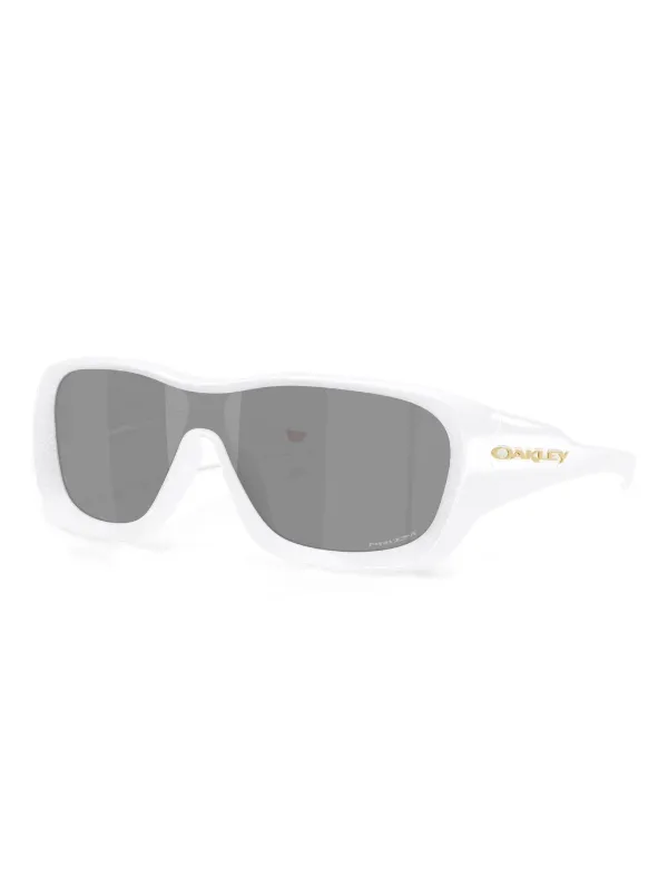 Oakley De La Salle ジオメトリックフレーム サングラス | ホワイト