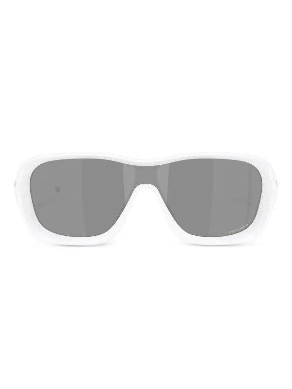 Oakley De La Salle ジオメトリックフレーム サングラス | ホワイト