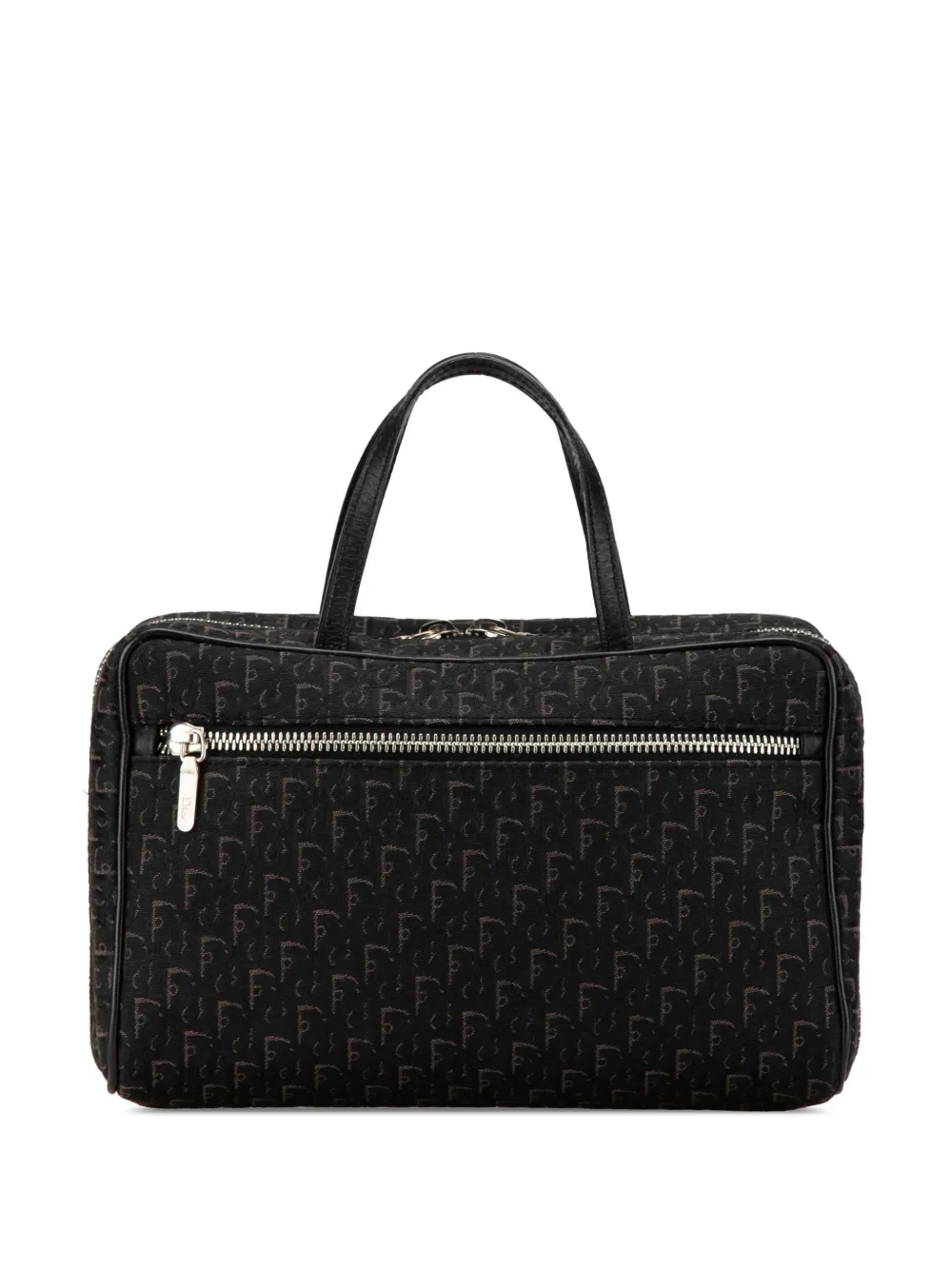 Christian Dior Pre-Owned 2003 ディオリッシモ トロッター キャンバス ハンドバッグ - ブラック Christian Dior Pre-Owned 2003 ディオリッシモ トロッター キャンバス ハンドバッグ - ブラック