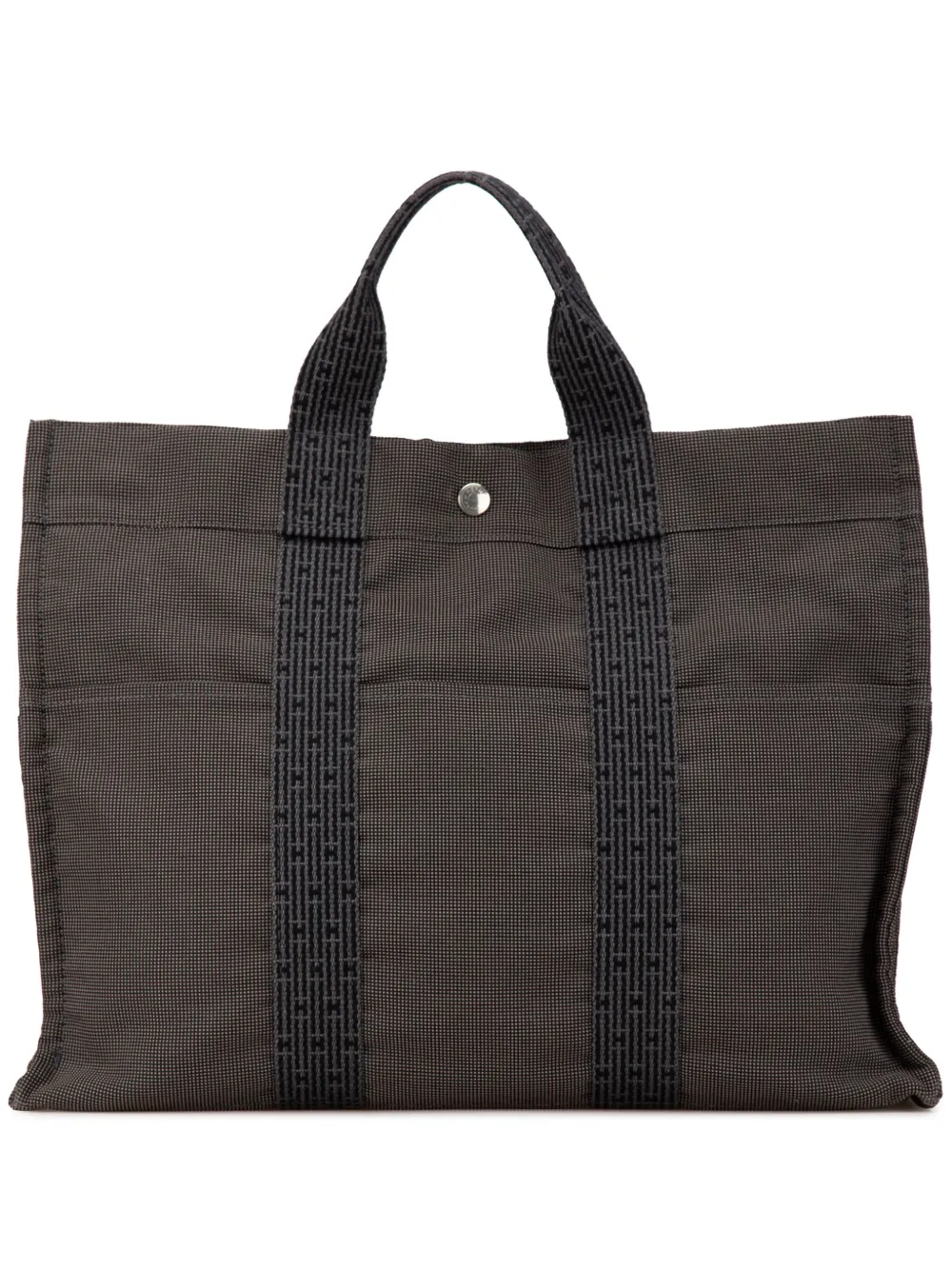 Hermès Pre-Owned 20th Century キャンバス エールライン MM トートバッグ - グレー Hermès Pre-Owned 20th Century キャンバス エールライン MM トートバッグ - グレー