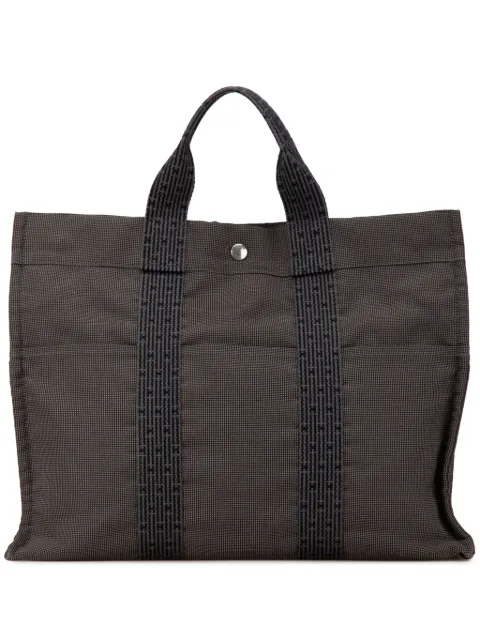 Hermès Pre-Owned sac à main Herline MM en toile 20e siècle