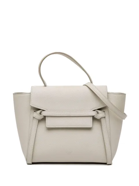 Céline Pre-Owned شنطة وسط جلد عجل محبب صغيرة بحمالة كتف 2019