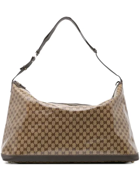 Gucci Pre-Owned 2000-2015 XL GG Crystal travel bag