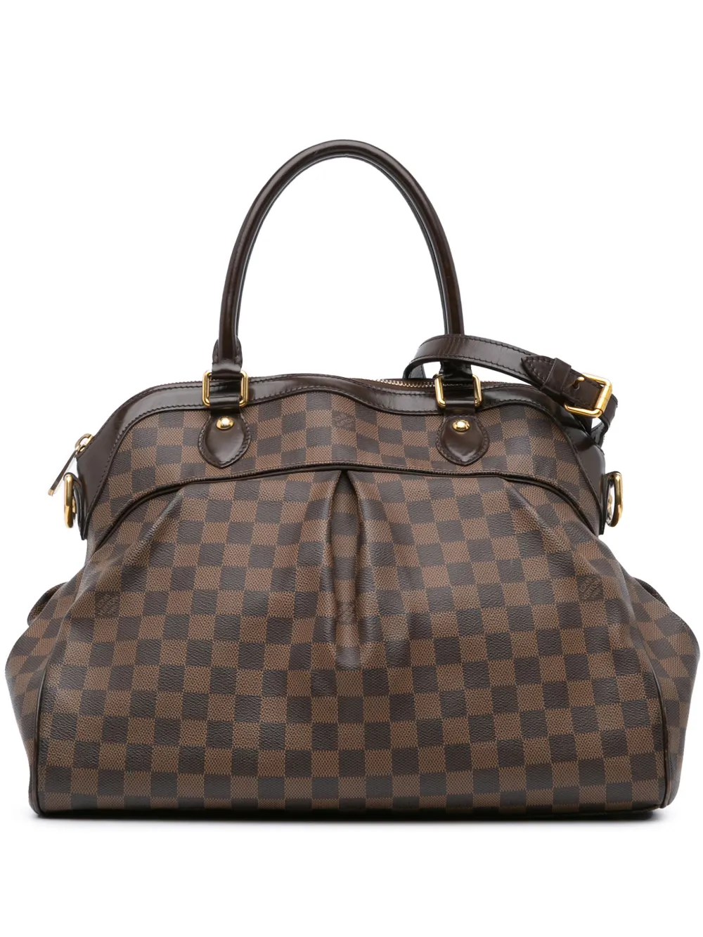 Louis Vuitton Pre-Owned 2008 ダミエ エベヌ トレヴィ GM サッチェルバッグ - ブラウン Louis Vuitton Pre-Owned 2008 ダミエ エベヌ トレヴィ GM サッチェルバッグ - ブラウン
