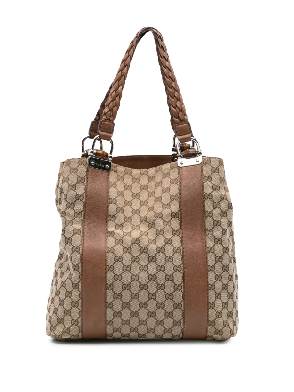 Gucci Pre-Owned tote Large GG Canvas Bamboo Bar 2016-2024 | marrón | Image 1