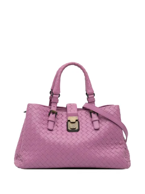 Bottega Veneta Pre-Owned bolsa satchel Small Nappa Intrecciato Roma 2012-2024