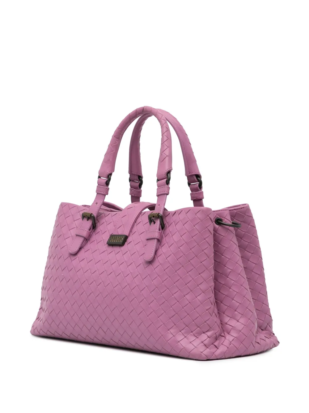 Bottega Veneta Pre-Owned 2012-2024 Small Nappa Intrecciato Roma satchel | Pre-Owned | Image 2
