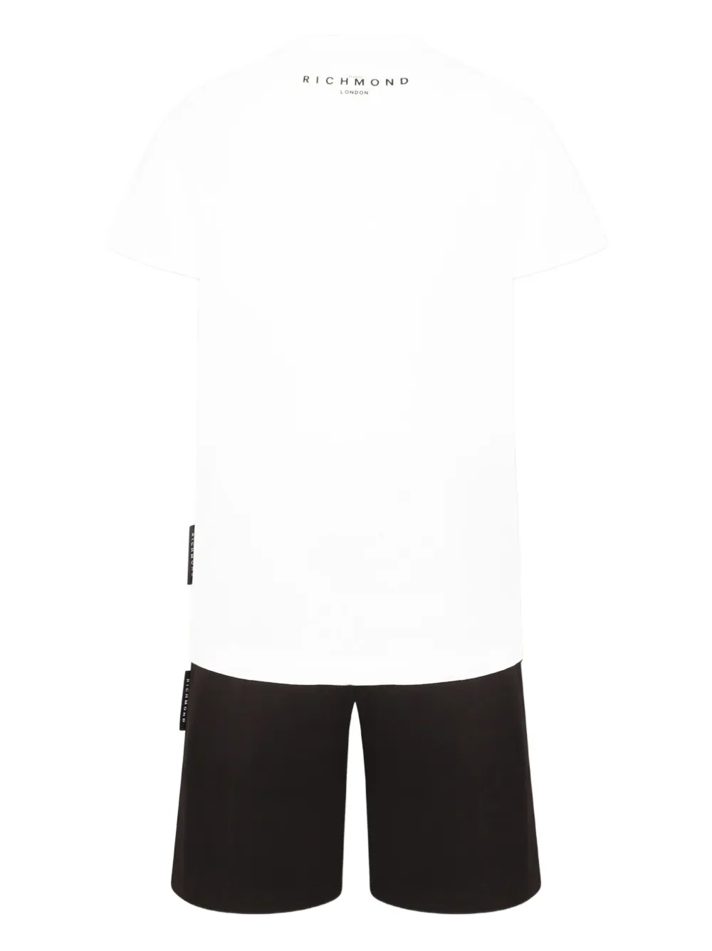 John Richmond Junior Shorts met logoprint Wit