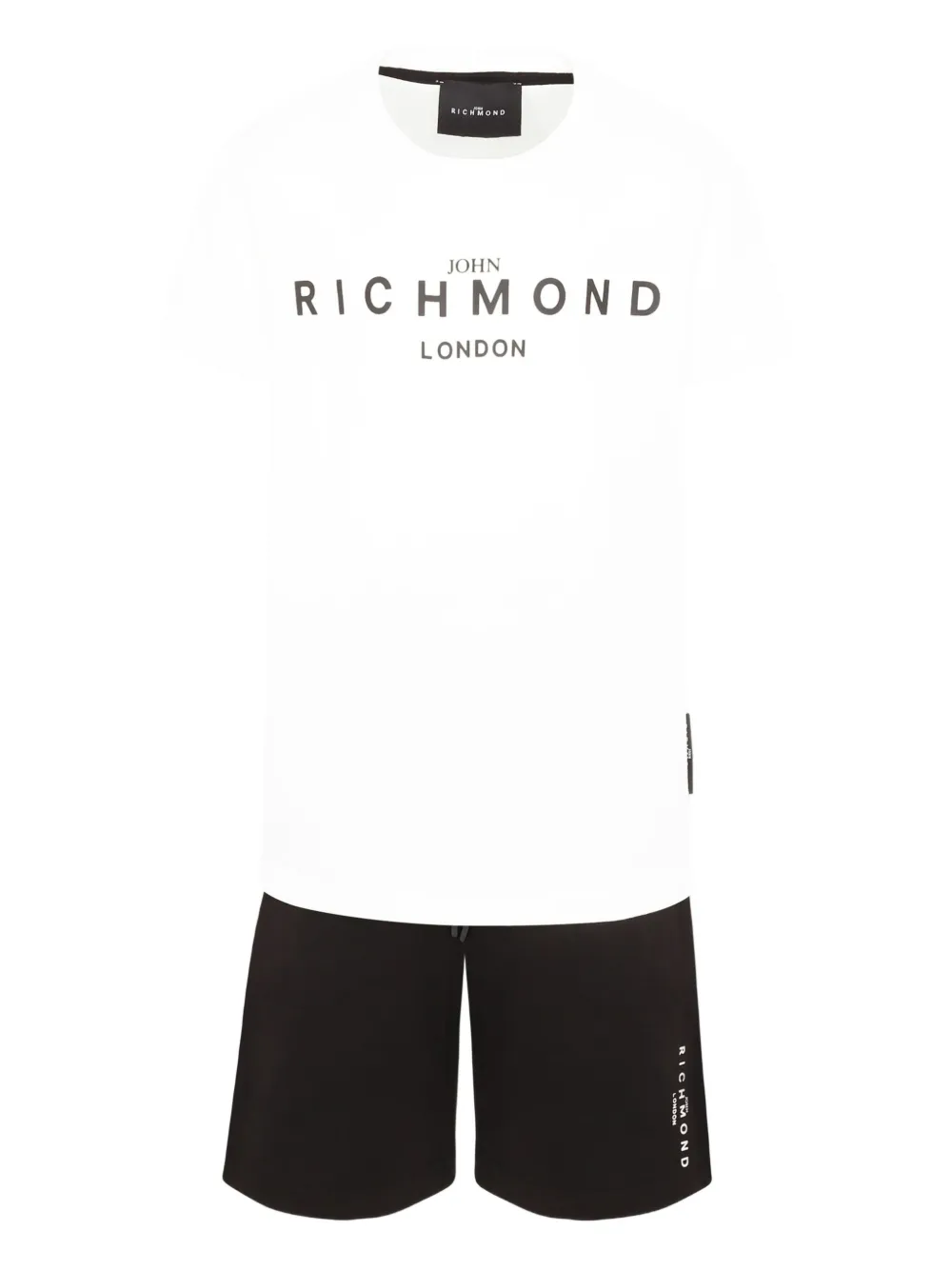 John Richmond Junior logo-print shorts set (two-pieces) Wit