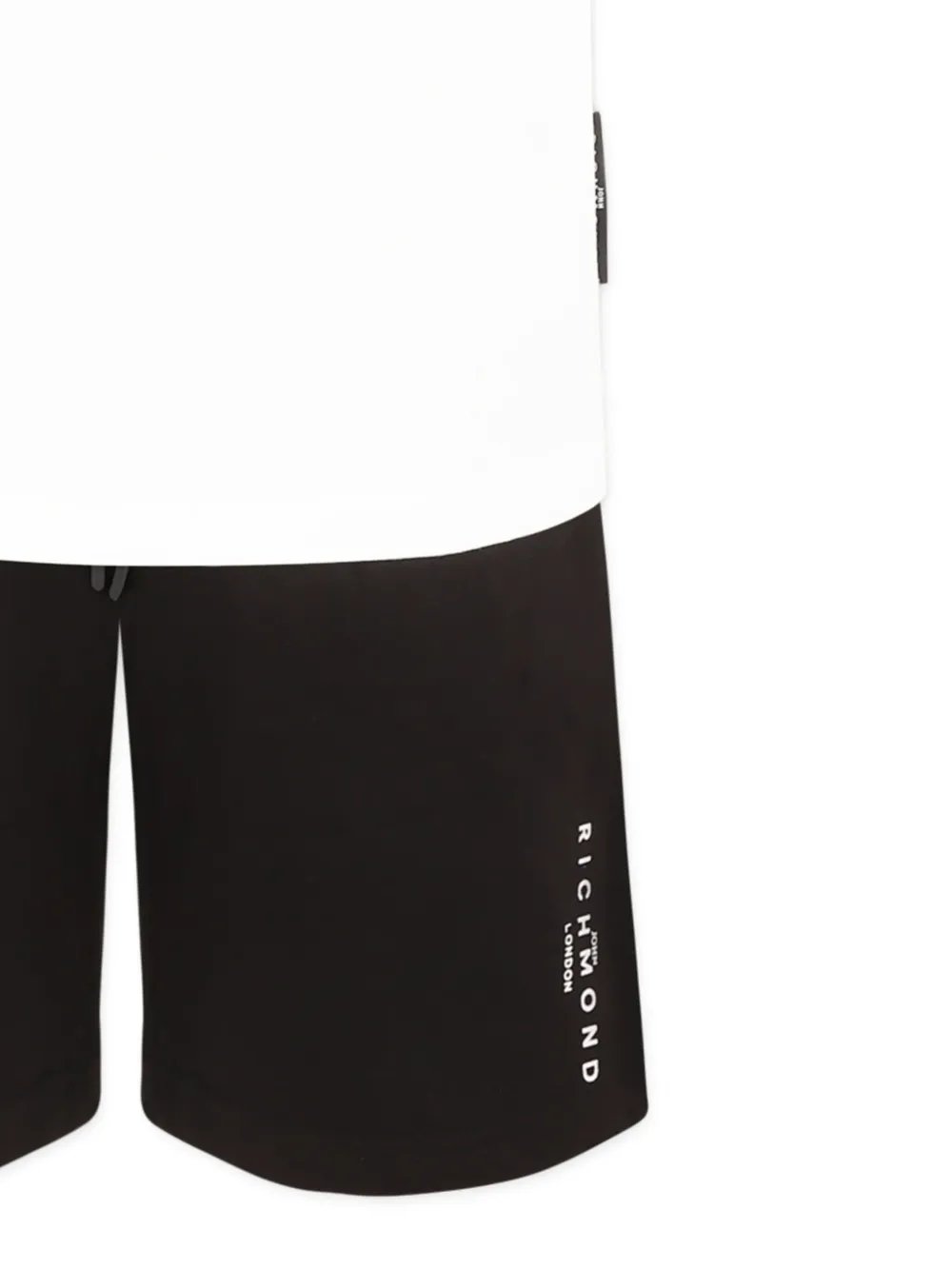 John Richmond Junior Shorts met logoprint Wit