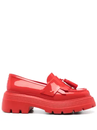 Comme Des Garçons Girl Melissa 55mm ローファー | レッド | FARFETCH JP