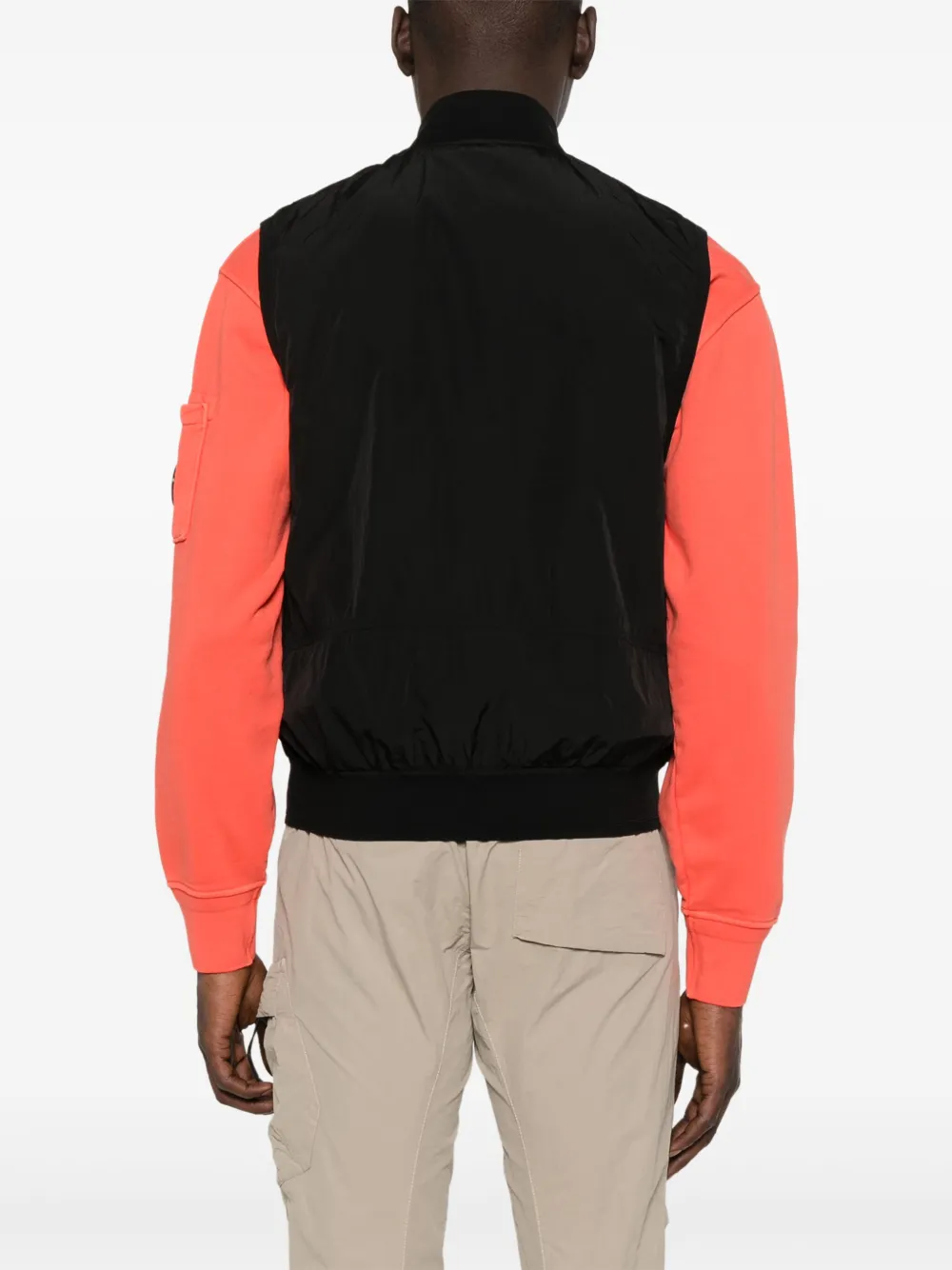 C.P. Company Gilet met Lens-detail Zwart