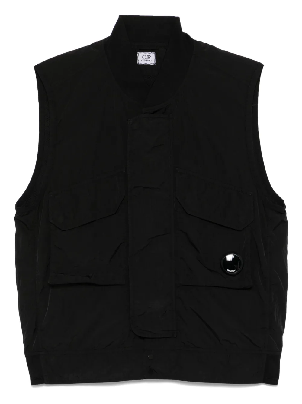 C.P. Company Lens-detail gilet | Black | Image 1
