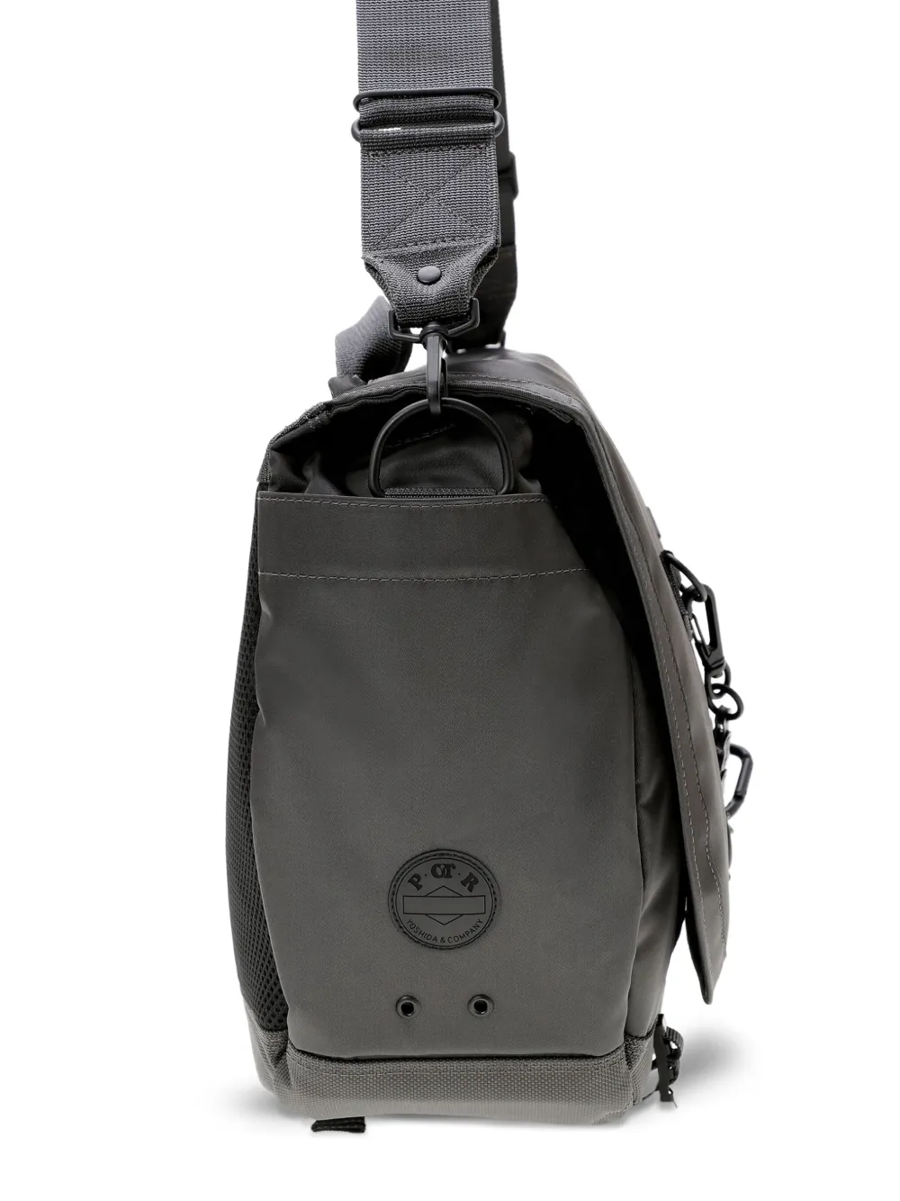 Porter-Yoshida & Co. Potr Ride Messenger Bag | Grey | FARFETCH