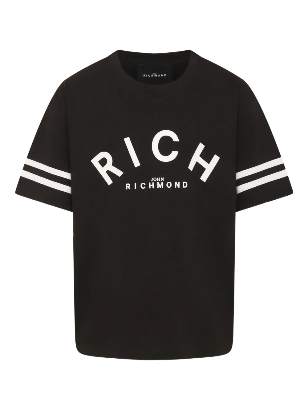 John Richmond Junior logo-print T-shirt Zwart