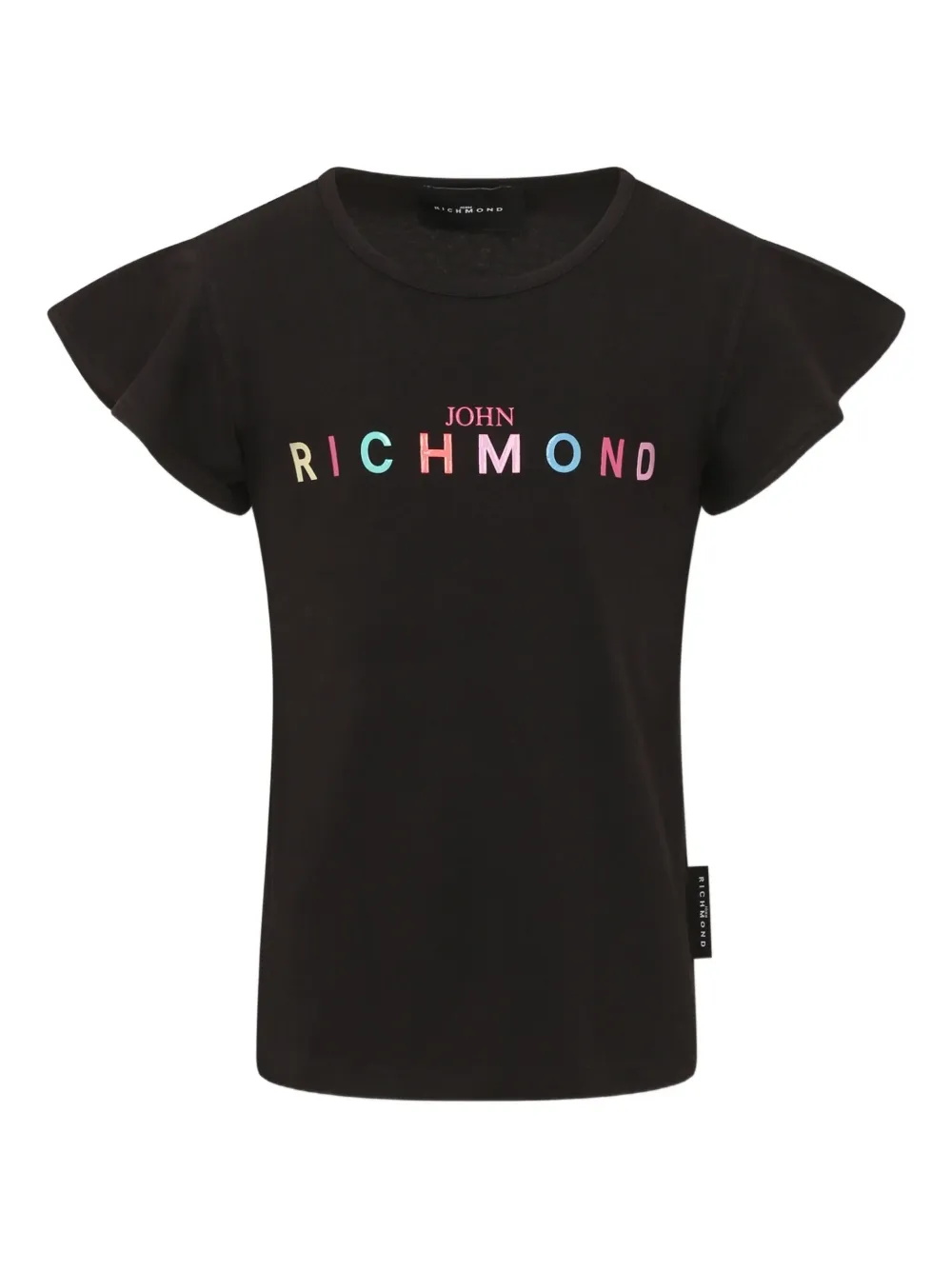 John Richmond Junior logo-print T-shirt Zwart