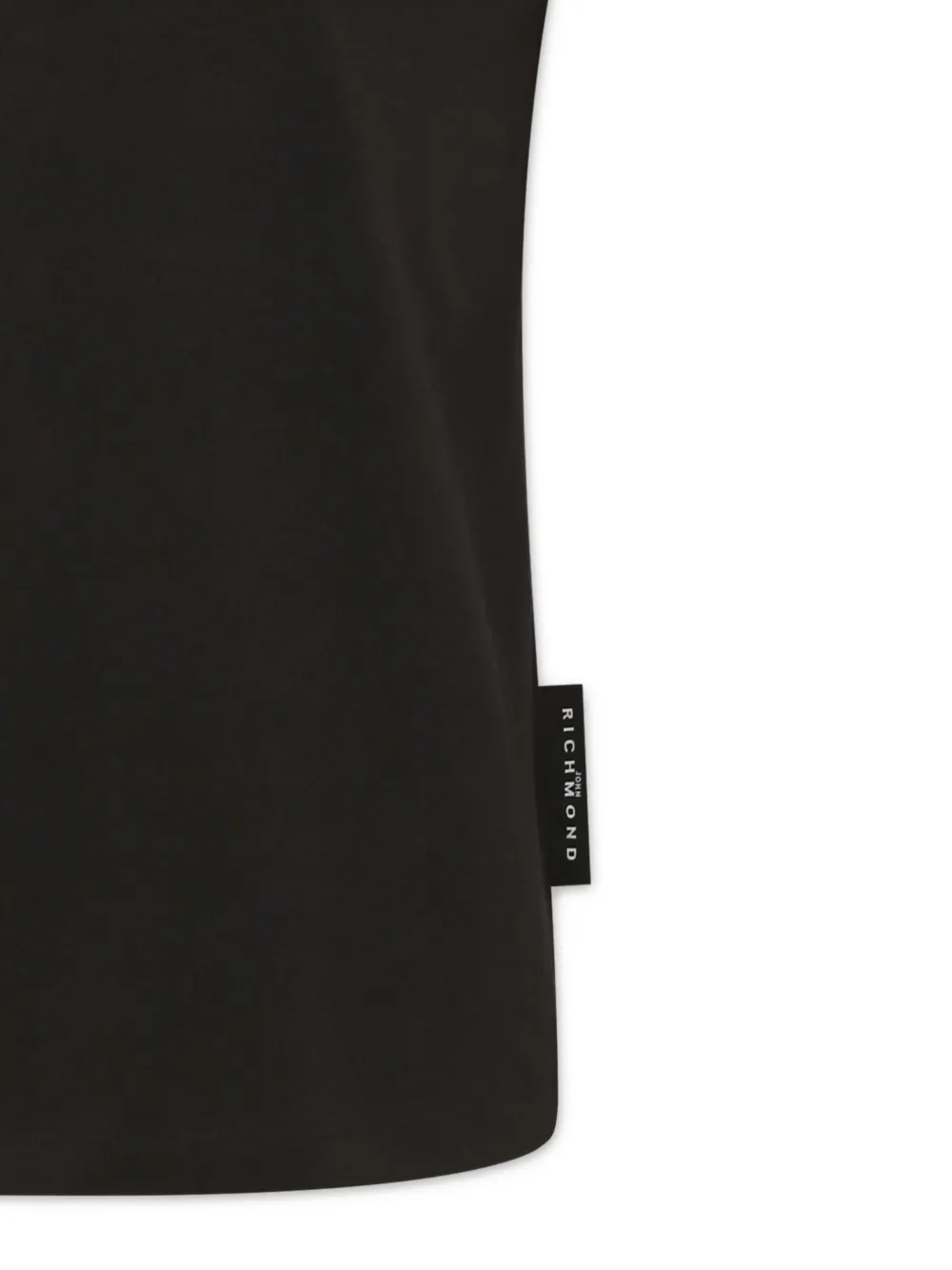 John Richmond Junior T-shirt met logoprint Zwart