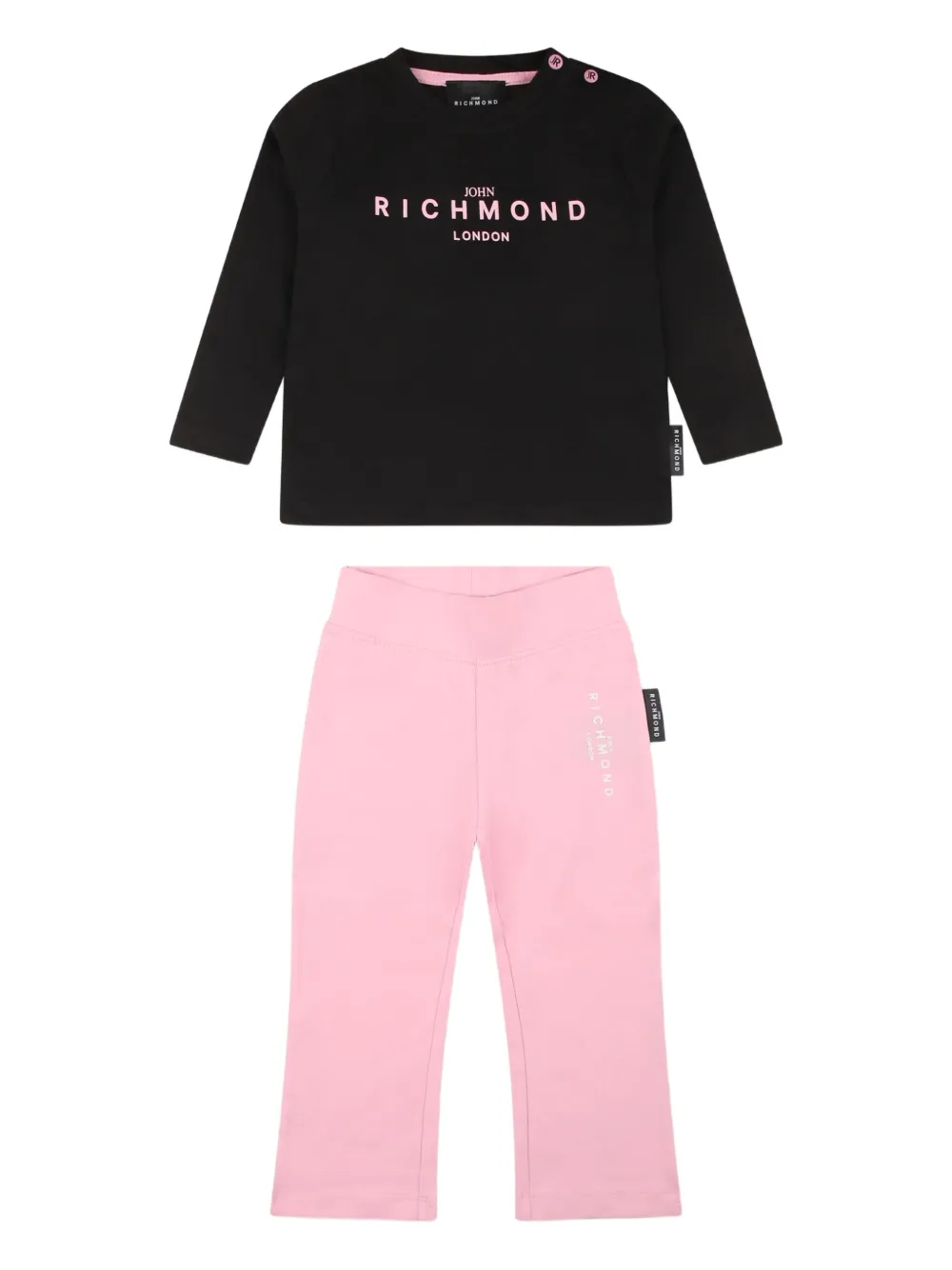 John Richmond Junior Hosen-Set mit Logo-Print (2er-Set) | Schwarz | Image 1