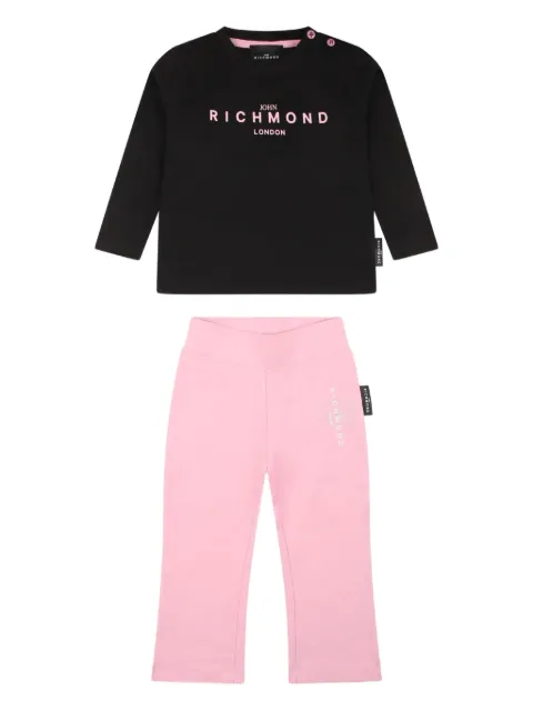 John Richmond Junior set de pantalones con logo estampado (set de 2 piezas)