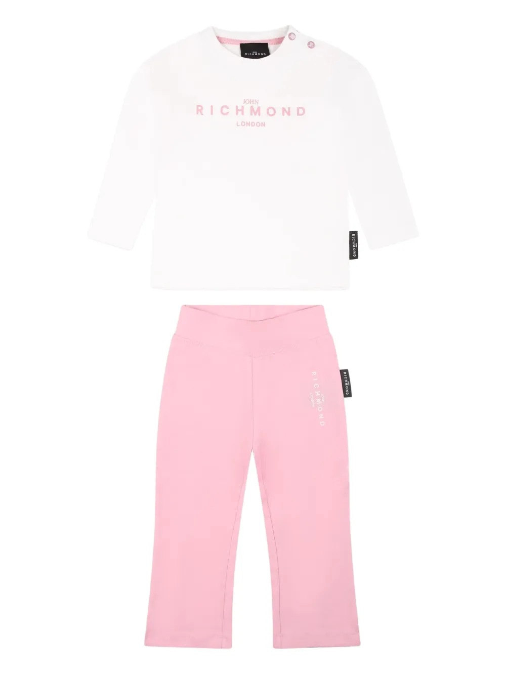 John Richmond Junior Hosen-Set mit Logo-Print (2er-Set) | Weiß | Image 1
