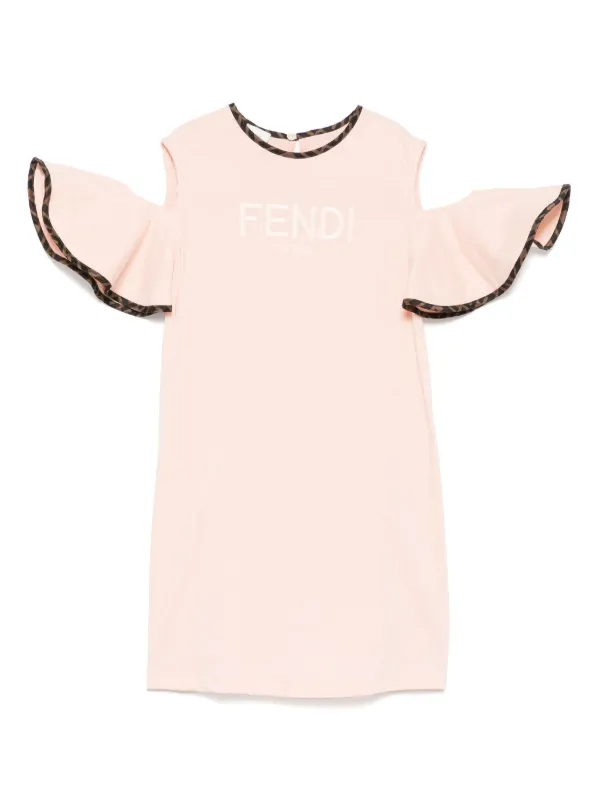 wyc☆ワンピース☆FENDI KIDS Fendi Kids ロゴ ワンピース | ピンク | FARFETCH JP