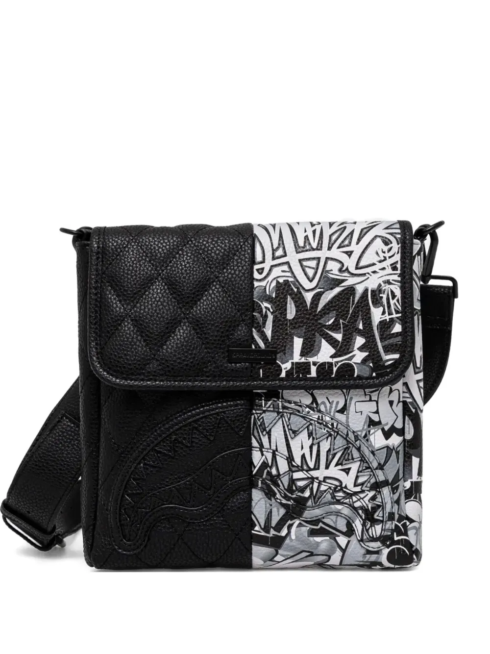 Sprayground quilted shoulder bag | Black | Image 1