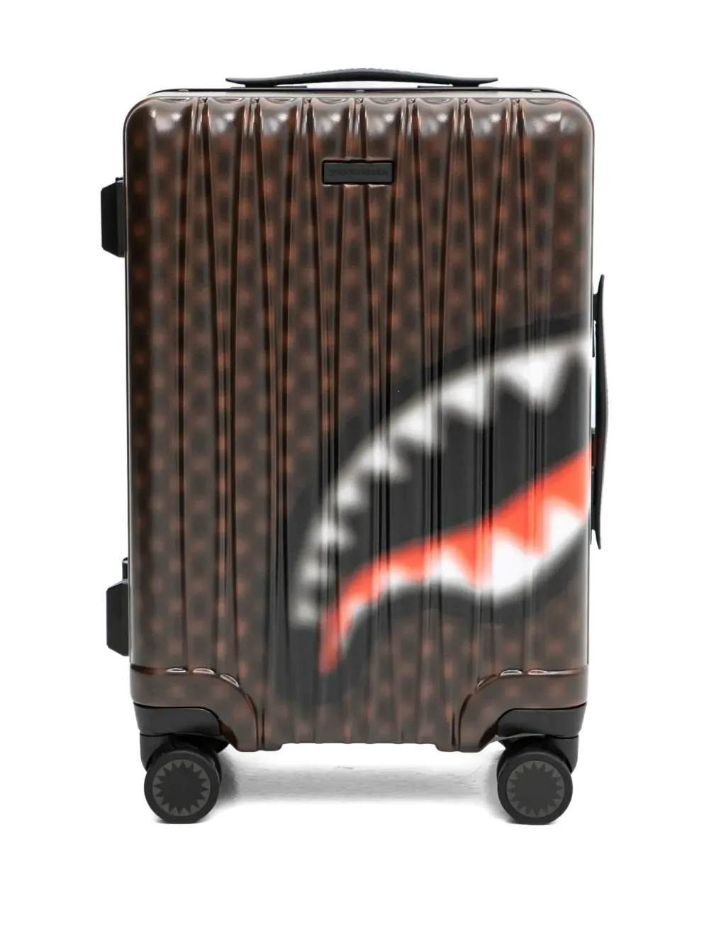 Sprayground Shark Motif Hard-shell Suitcase