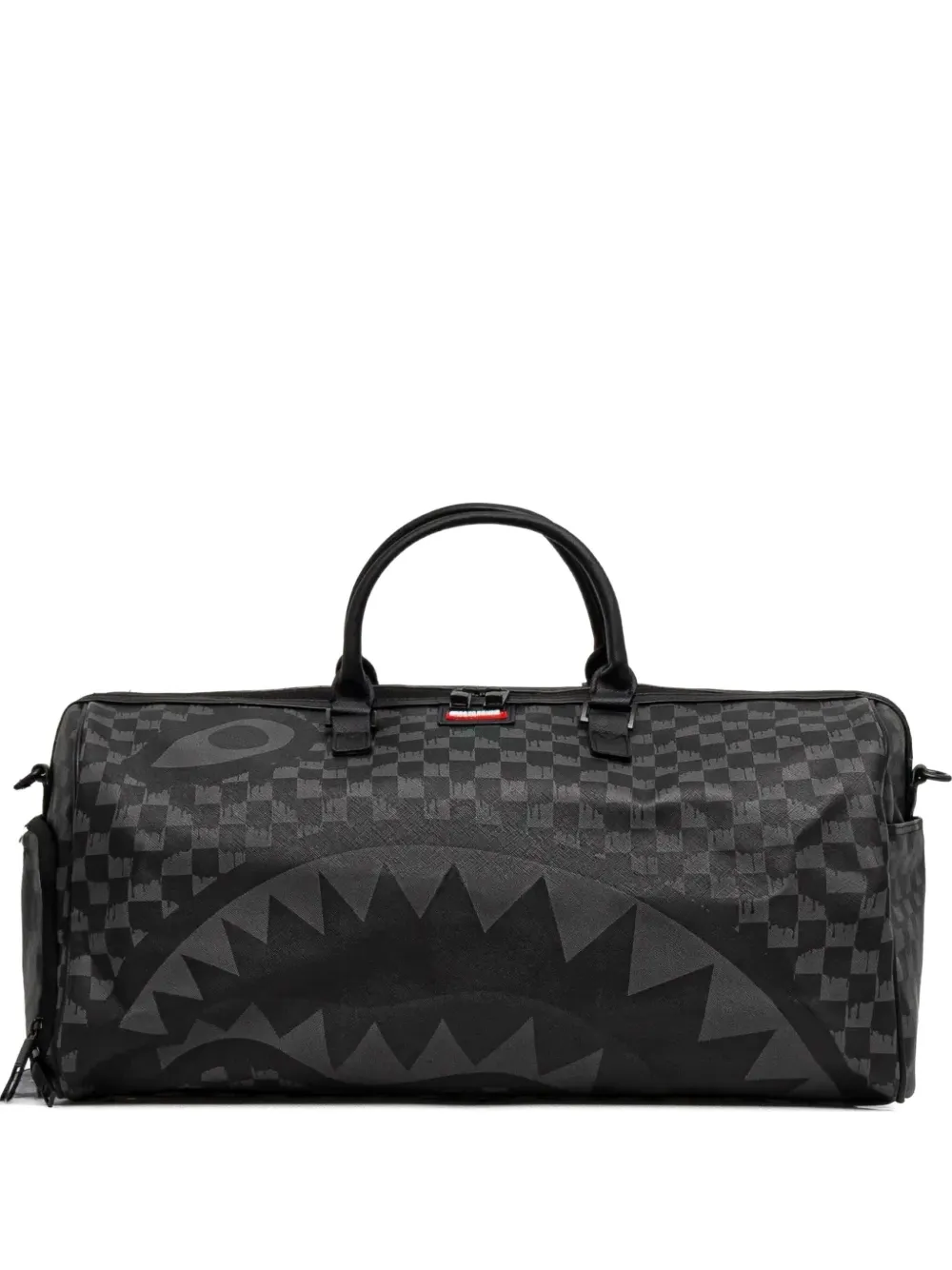 Sprayground Hangover shark-motif check-patterned duffle bag | negro | Image 1