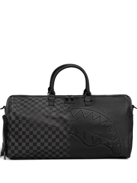 Sprayground Half Spritz checkerboard duffle bag