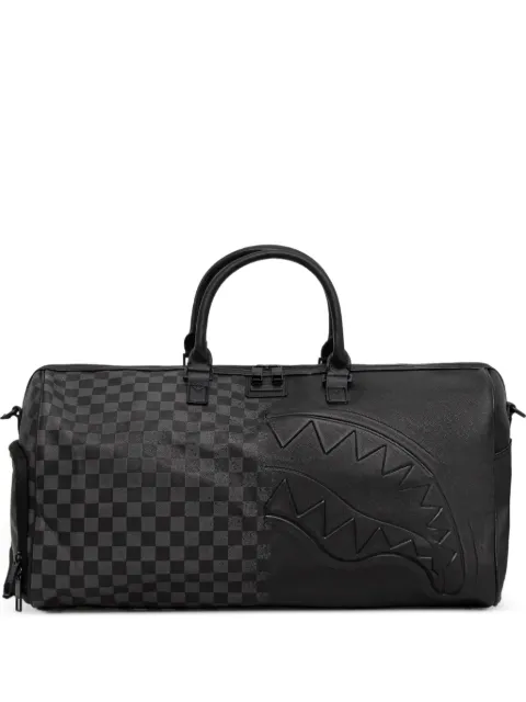 Sprayground Half Spritz checkerboard duffle bag