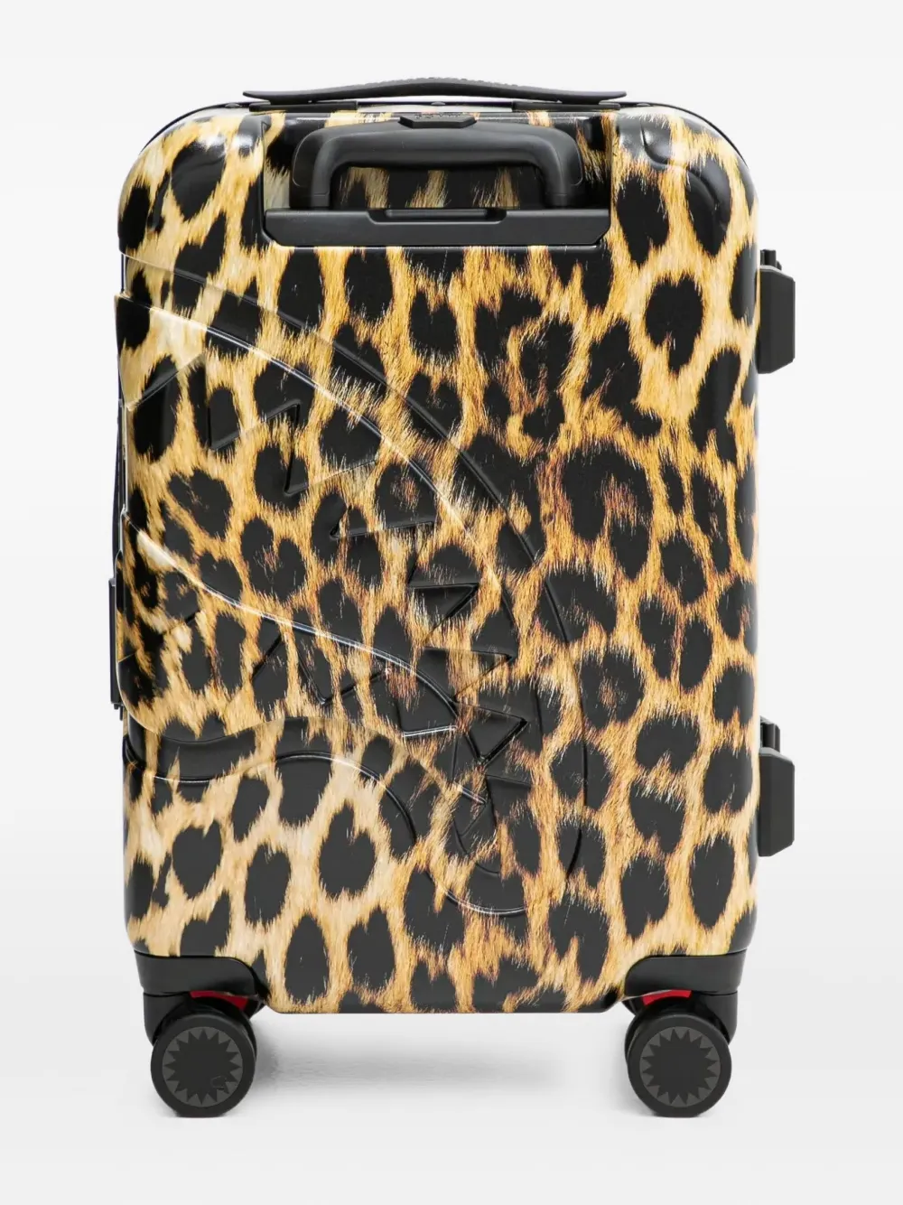 SPRAYGROUND SHARK TEETH-MOTIF HARD-SHELL SUITCASE