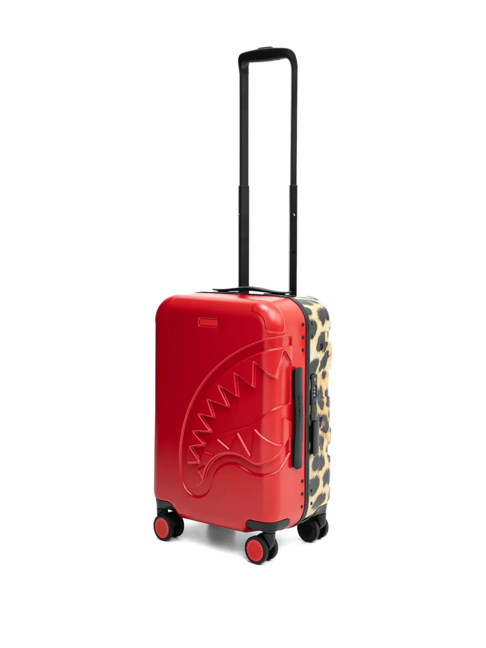 SPRAYGROUND SHARK TEETH-MOTIF HARD-SHELL SUITCASE