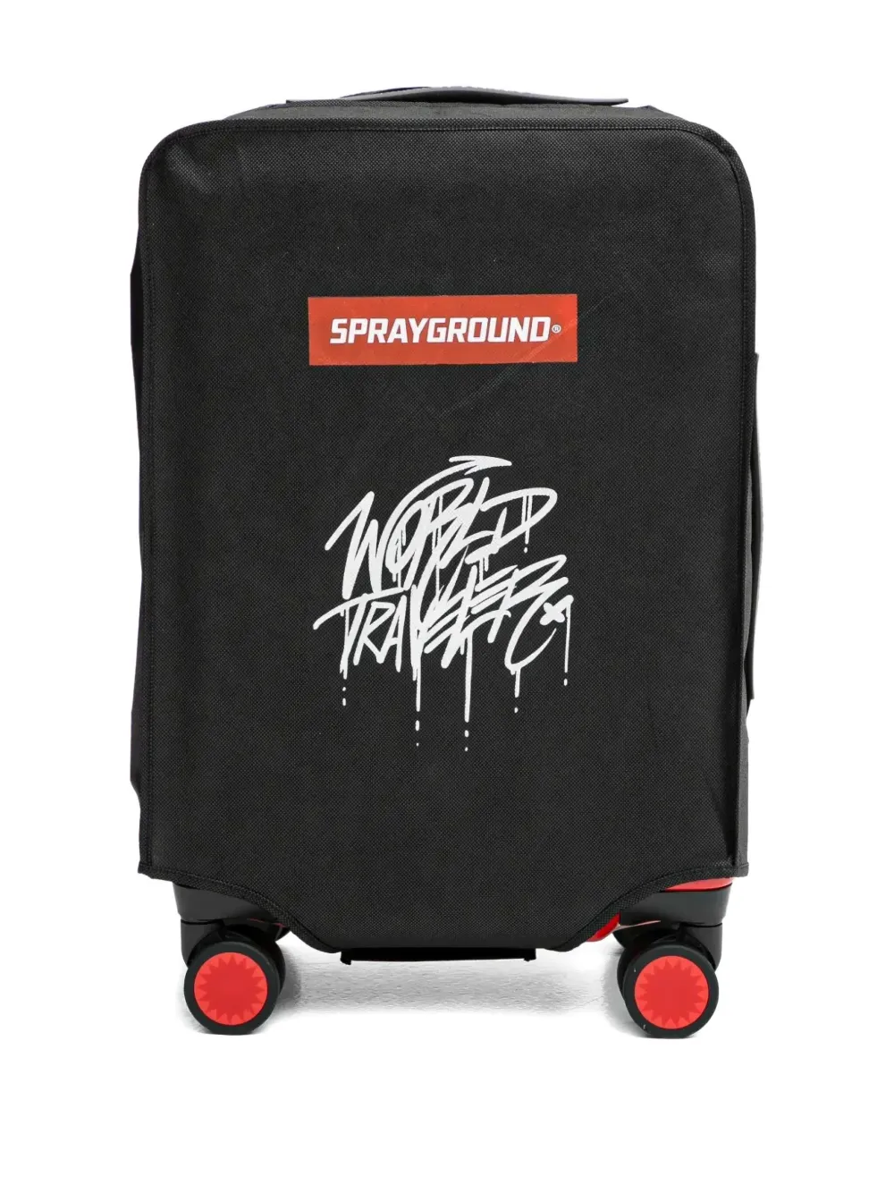 SPRAYGROUND SHARK TEETH-MOTIF HARD-SHELL SUITCASE